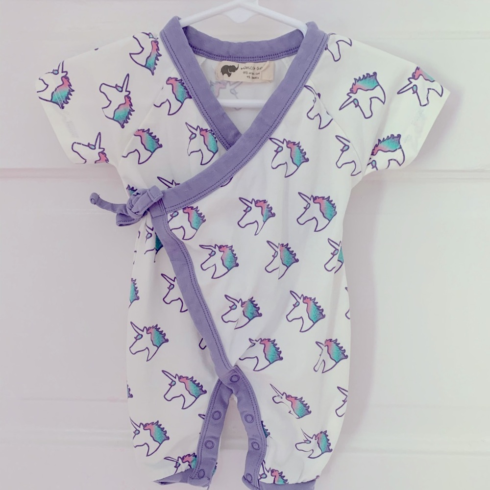 Monica and Andy snap onesie